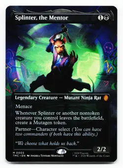 Splinter, the Mentor (Borderless) #3 Teenage Mutant Ninja Turtles Normal - Image 1