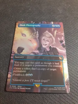 MTG ~ Flash Photography (Borderless Foil) ~ FIN ~ NM - Image 1