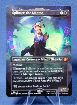 Splinter, the Mentor (0003) (Borderless) Commander: Teenage Mutant Ninja Turtles - Image 1