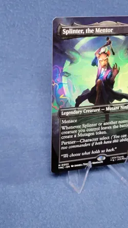 Splinter, the Mentor (0003) (Borderless) Commander: Teenage Mutant Ninja Turtles - Image 4