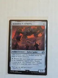 Relentless X-ATM092 - Final Fantasy - NM - MTG Magic - Uncommon - Creature - Image 1
