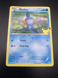 Mudkip 19/25 mcdonalds promo pokemon card non holo - Image 2