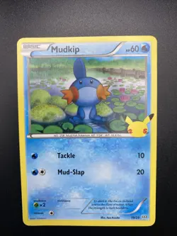 Mudkip 19/25 mcdonalds promo pokemon card non holo - Image 3
