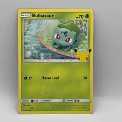 Bulbasaur 1/25 mcdonalds promo pokemon card Non Holo - Image 1