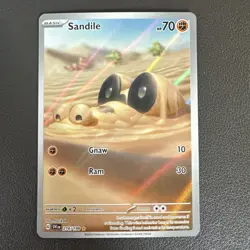 Sandile 216/198 - Pokemon SV01: Scarlet & Violet Base Set Holo NM - Image 1