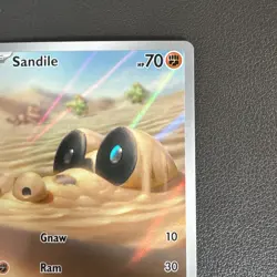 Sandile 216/198 - Pokemon SV01: Scarlet & Violet Base Set Holo NM - Image 4