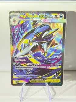 Mega Sharpedo ex 127/094 Full Art Holo Pokemon Phantasmal Flames ENG Near Mint - Image 1