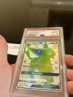2019 Pokemon Hidden Fates Espeon GX #SV60/SV94 Full Art Shiny PSA 10 GEM MINT - Image 3