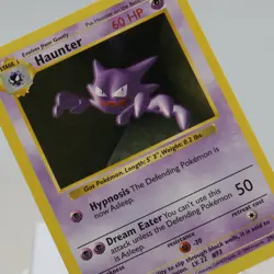 Pokemon TCG - Haunter 29/102 Base Set Uncommon Shadowless WOTC 1999 - EXC/NM - Image 1