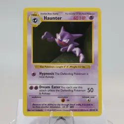 Pokemon TCG - Haunter 29/102 Base Set Uncommon Shadowless WOTC 1999 - EXC/NM - Image 2
