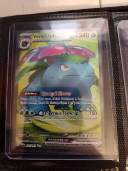 Pokemon Venusaur ex 182/165 Scarlet & Violet 151 Ultra Rare Full Art Holo NM - Image 1