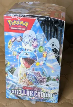 Pokemon STELLAR CROWN Half Booster Box (18 Packs) Brand NEW SEALED - Image 2