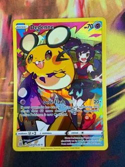 Dedenne TG07/TG30 NM Holo Brilliant Stars Trainer Gallery Pokemon TCG - Image 1