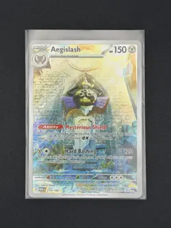Pokemon Aegislash 210/182 Paradox Rift Illustration Rare Full Art Holo - NM - Image 1