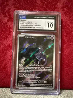 Pokemon TCG Mewtwo #052, Black Star Promo CGC Gem Mint 10 - Image 1
