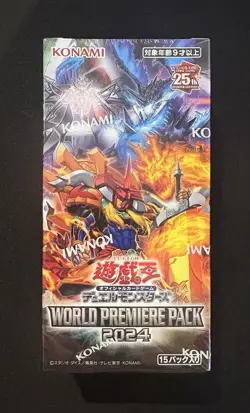 Yu-Gi-Oh! OCG World Premiere Pack 2024 Booster Box Japanese Factory Sealed - Image 1