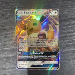 Eevee GX SM174 Sun & Moon Ultra Rare Holo Black Star Promo Pokemon Card - Image 2