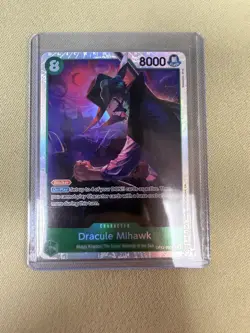 Dracula Mihawk SR OP12-030 Legacy of Master ONE PIECE Card Game - Image 1