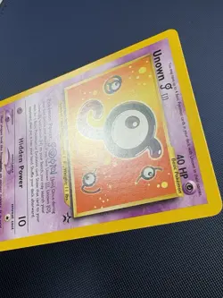 Unown 38 Black Star Promo Non Holo Pokemon Trading Card 2001 Rare LP/NM - Image 4