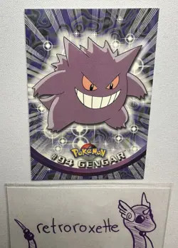 Topps Series 2 Pokemon TV Animation Card #94 Gengar Regular LP - Image 1