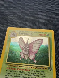Venomoth 13/64 Jungle Unlimited Holofoil Pokemon Trading Card HP - Image 5