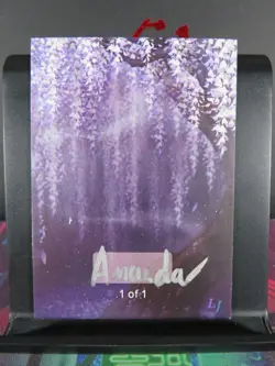 Zenitsu Agatsuma Hand Drawn 1/1 Auto Sketch Art Card Studio Demon Slayer - Image 4