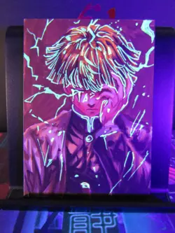 Zenitsu Agatsuma Hand Drawn 1/1 Auto Sketch Art Card Studio Demon Slayer - Image 5