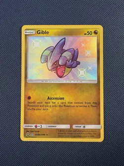 Gible SV38/SV94 Hidden Fates: Baby Shiny Vault 2019 Holo Pokemon Trading Card NM - Image 1