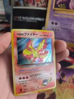 Pokemon Karte Card Rocket's Moltres Lavados Gym Challenge Holo Wotc japanese NM- - Image 5
