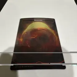 Mountain (494) (Borderless); Galaxy Foil; Unfinity - NM - Ships free - Image 1