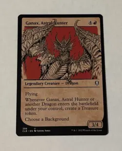 MTG Ganax, Astral Hunter SHOWCASE CLB: Battle For Baldur’s Gate NM - Image 1