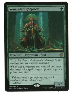 MTG Venerated Rotpriest Phyrexia All Will Be One Magic The Gathering TCG - Image 1