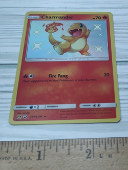 Charmander Shiny Holo Rare Hidden Fates Shiny Vault SV6/SV94 NM Pokemon TCG Card - Image 2