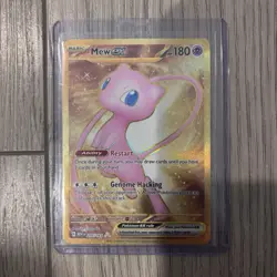 Pokemon Mew EX TCG Scarlet Violet-151 Hyper Rare Card 205/165 Holo - Image 1