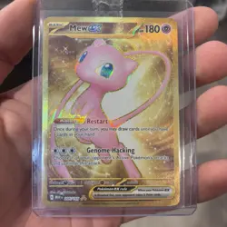 Pokemon Mew EX TCG Scarlet Violet-151 Hyper Rare Card 205/165 Holo - Image 2