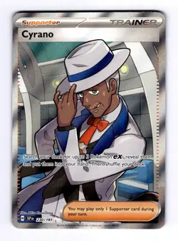 Cyrano - 230/191 SV08: Surging Sparks #230 (2024) Ultra Rare Holo NM Pokemon - Image 1