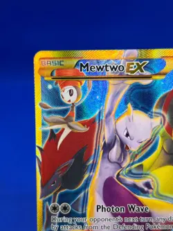 Pokemon XY BREAKthrough Mewtwo EX 163/162 Full Art Secret Rare NM/LP - Image 3
