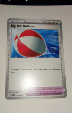 Big Air Balloon 155/165 - Pokemon SV:151 • Normal • Uncommon • NM - Image 1
