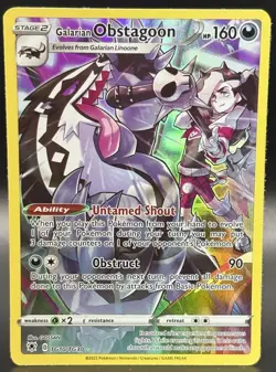 Pokemon TCG Galarian Obstagoon Sword & Shield - Astral Radiance TG10/TG30 - Image 1
