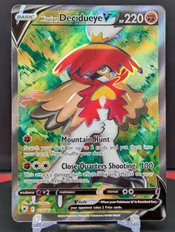 Pokemon Hisuian Decidueye V #173/189 English Astral Radiance Ultra Rare - Image 1