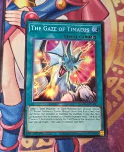 Yugioh! Dark Magician Of Destruction MZMU-EN011 + The Gaze Of Timaeus MZMU-EN013 - Image 5