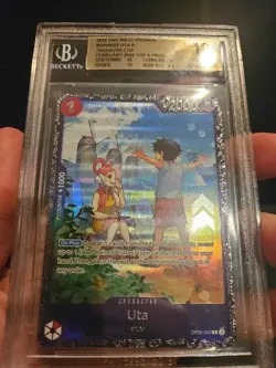 2025 ONE PIECE PROMOS TREASURE CUP TOP 8 #002 UTA BGS 10 PRISTINE - Image 3