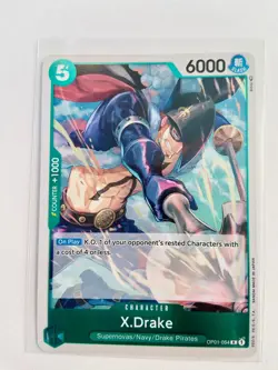 OP01-054-X.Drake-Rare-Foil-One Piece TCG-English - Image 1