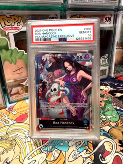 Boa Hancock (2025 PSA Magazine Promo) OP07-038 One Piece PSA 10 Exclusive - Image 1