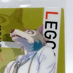 Legoshi Gray Wolf Beasters Wafer Card #001 Bandai Made In Japan Anime F/S - Image 3