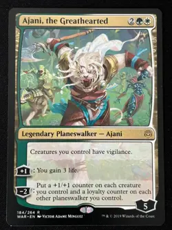 1x MTG Ajani, the Greathearted - War of the Spark (WAR) #184 - Magic - Image 3