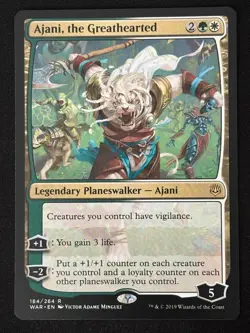 1x MTG Ajani, the Greathearted - War of the Spark (WAR) #184 - Magic - Image 5