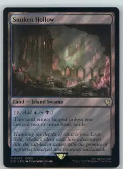 Sunken Hollow (Surge Foil) R Commander: FINAL FANTASY 429 NM - Image 1