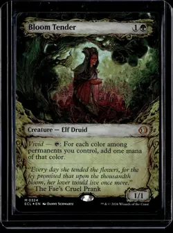 Bloom Tender (0324) (Showcase) - 324 - Foil - ECL - NM - MTG Magic the Gathering - Image 1