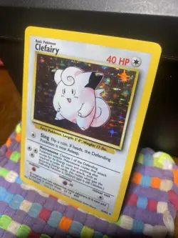 Clefairy Pokemon TCG Base Set Holo Rare Unlimited 5/102 #5 LP/NM - Image 3